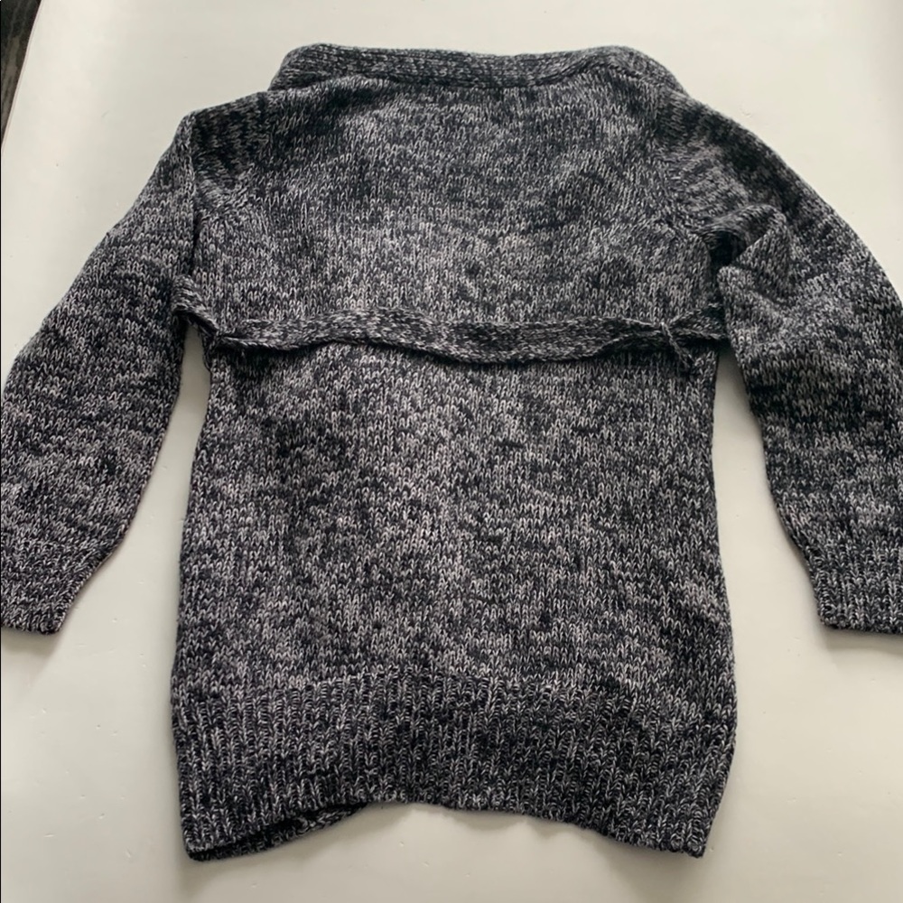 Motherhood Long Black Marble One Button Sweater Size M - Picture 7 of 7